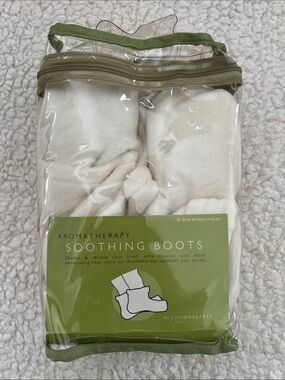 Spa Essentials Soothing Boots in Cream - fits sizes 6-9